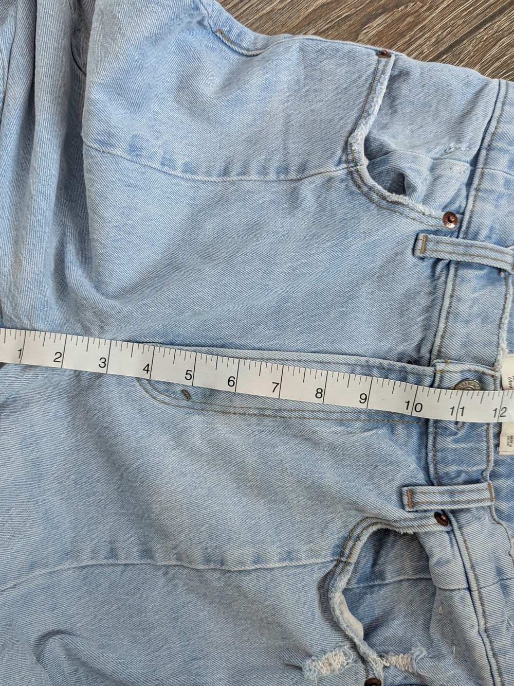 Abercrombie & Fitch 90s Straight Ultra High Rise Jeans Size 8 R 29 Split Front - Picture 12 of 14